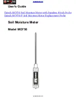 Preview for 1 page of Extech Instruments MO750 User Manual