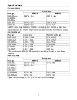 Preview for 5 page of Extech Instruments MultiMaster MM560 User Manual