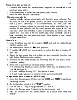 Preview for 13 page of Extech Instruments MultiPro MP510 User Manual