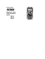 Extech Instruments MultiView MV110 User Manual preview