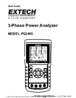 Preview for 1 page of Extech Instruments PQ3450 User Manual