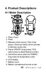 Предварительный просмотр 10 страницы Extech Instruments RF153 User Manual