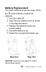 Предварительный просмотр 21 страницы Extech Instruments RF153 User Manual