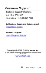 Предварительный просмотр 22 страницы Extech Instruments RF153 User Manual