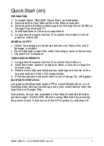 Preview for 2 page of Extech Instruments RH250W Quick Start Manual