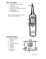 Preview for 3 page of Extech Instruments RH390 User Manual