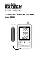 Preview for 1 page of Extech Instruments SD800 User Manual