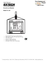 Предварительный просмотр 1 страницы Extech Instruments SL120 User Manual