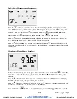 Preview for 13 page of Extech Instruments SL400 User Manual