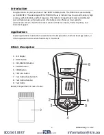 Preview for 2 page of Extech Instruments TB400 User Manual