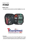 Preview for 1 page of Extech Instruments TK30 Owner'S Manual