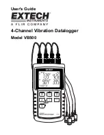 Предварительный просмотр 1 страницы Extech Instruments VB500 User Manual