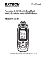 Extech Instruments VFM200 User Manual preview