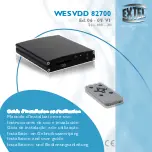 Preview for 1 page of Extel WESVDD 82700 Installation And User Manual