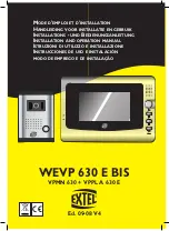 Preview for 2 page of Extel WEVP 630 E BIS Installation And Operation Manual