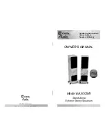 Предварительный просмотр 1 страницы EXTERIS AUDIO EA300SW Owner'S Manual