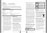 Предварительный просмотр 8 страницы EXTOL Craft 422800 Translation Of The Original User Manual