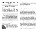 Предварительный просмотр 1 страницы EXTOL PREMIUM 8803711 Translation Of The Original User Manual