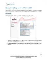 Предварительный просмотр 32 страницы Extollo LANSocket 1500 Product Manual