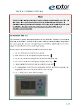 Preview for 15 page of Extor 4100r4 Operation/Maintenance And Installation