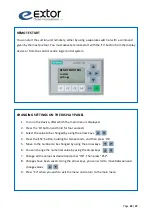 Preview for 22 page of Extor 4100R5 Operation/Maintenance And Installation