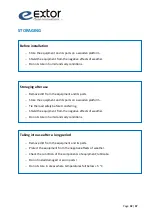 Preview for 32 page of Extor 4100R5 Operation/Maintenance And Installation