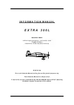 Extra 300L Information Manual preview