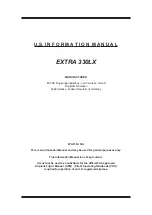 Extra 330lx Information Manual preview