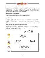 Предварительный просмотр 22 страницы Extraflame INSERTO COMFORT MINI Instruction Manual