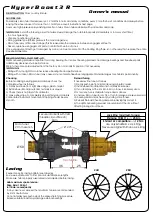 Extralite HyperBoost3 R Owner'S Manual предпросмотр