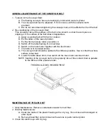 Предварительный просмотр 14 страницы Extrema Machinery XS-1A25 Manual