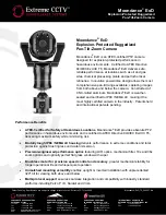 Предварительный просмотр 1 страницы EXTREME CCTV Moondance ExD Specifications