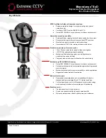 Предварительный просмотр 2 страницы EXTREME CCTV Moondance ExD Specifications