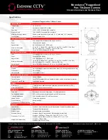 Предварительный просмотр 3 страницы EXTREME CCTV Moondance Specifications