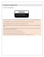 Preview for 2 page of Extreme Fire 50101 Installation And Operating Instructions Manual