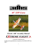 Предварительный просмотр 1 страницы Extreme Flight 3DHS 48 EPP EXTRA 330SC Assembly Manual