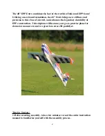 Предварительный просмотр 2 страницы Extreme Flight 3DHS 48 EPP EXTRA 330SC Assembly Manual