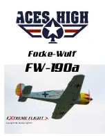 Предварительный просмотр 1 страницы Extreme Flight focke-wulf FW-190A Assembly Manual