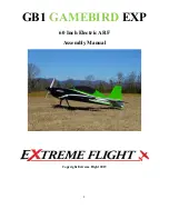 Предварительный просмотр 1 страницы Extreme Flight GB1 GAMEBIRD EXP Assembly Manual