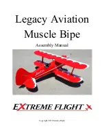 Preview for 1 page of Extreme Flight Legacy Aviation Muscle Bipe Assembly Manual