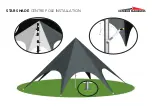 Предварительный просмотр 6 страницы Extreme marquees 12m Single Pole Star Shade Installation Instructions Manual