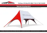 Предварительный просмотр 1 страницы Extreme marquees 16.5m x 10.5m DOUBLE POLE STAR SHADE Installation Instructions Manual