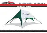 Extreme marquees 19m x 12m DOUBLE POLE STAR SHADE Installation Instructions Manual предпросмотр