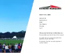 Preview for 2 page of Extreme marquees 19m x 12m DOUBLE POLE STAR SHADE Installation Instructions Manual