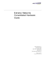 Preview for 1 page of Extreme Networks Alpine 3802 Hardware Manual