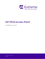 Extreme Networks AP-7532 Installation Manual preview