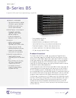 Extreme Networks B-Series B5 Datasheet preview