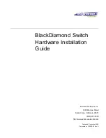 Предварительный просмотр 1 страницы Extreme Networks BlackDiamond 6800 Hardware Installation Manual