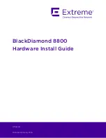 Extreme Networks BlackDiamond 8800 Series Hardware Install Manual предпросмотр