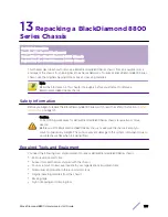 Preview for 133 page of Extreme Networks BlackDiamond 8800 Series Hardware Install Manual